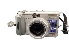 Canon PowerShot G3 Digitalkamera Silber 4MP 4x Zoom 1,8" LCDVintage Retro