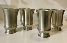 6er Set Zinnbecher Röders