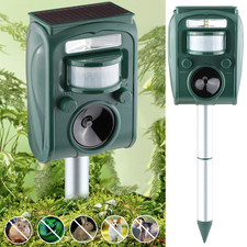 Solar Tiervertreiber Katzenschreck Ultraschall Hundeschreck Nagerabwehr Ultra DE