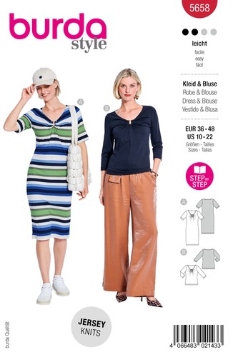Schnittmuster kleid und bluse - schnittmuster,