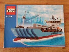 Original Bauanleitung / Instruction - LEGO 10155 Maersk Line,neuwertiger Zustand