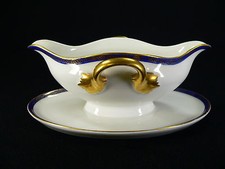 Rosenthal Else Sauciere Blauer Rand mit goldbordüre