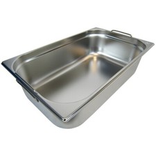 GN 1/1 Gastronormbehälter GN-Behälter Edelstahl 21 Liter Tiefe 150mm FALLGRIFF 