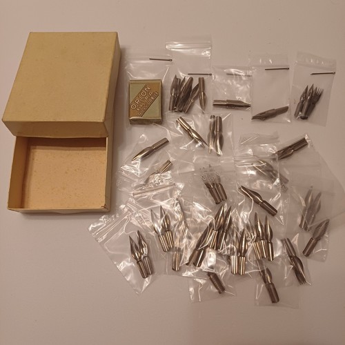 160 vintage dip pen nibs - vintage,