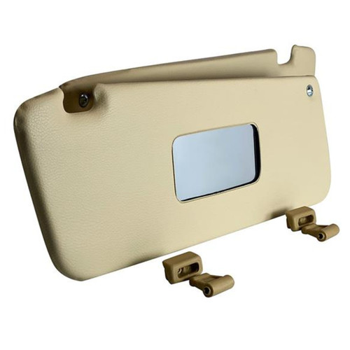 Creme sonnenblenden mit clips - creme,