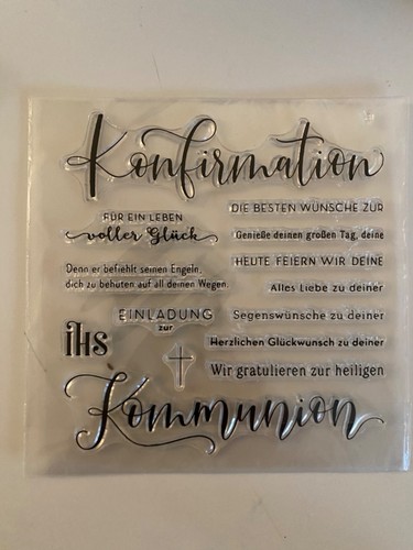 Stempel konfirmation kommunion - stempel,