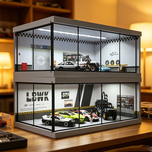 Diorama garage modell - diorama,