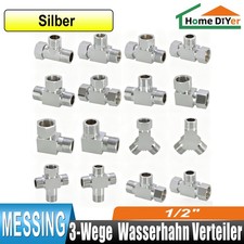 Adapter 3-Wege Messing