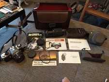 Alte Kamera inklusive Tasche