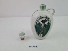 Flasche Forstmeister Porzellan Schulmännle VEB Likörfabrik Eisfeld Bar #251305