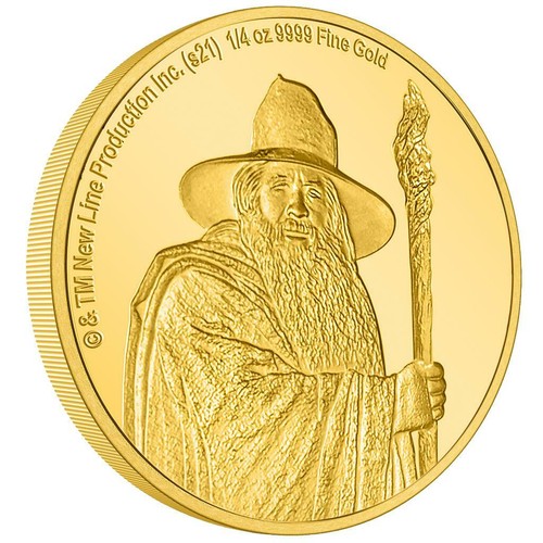 Goldmünze gandalf herr der - gandalf™,