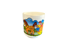 Smarties Tasse Becher Mug Sammeltasse | Pferdewagen Radfahrerin | Vintage Retro