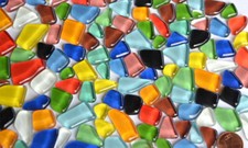 200g Soft-Glas Mosaiksteine