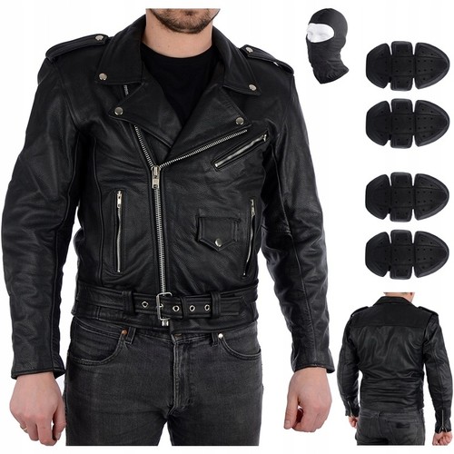 Motorradjacke leder classic - motorradjacke,