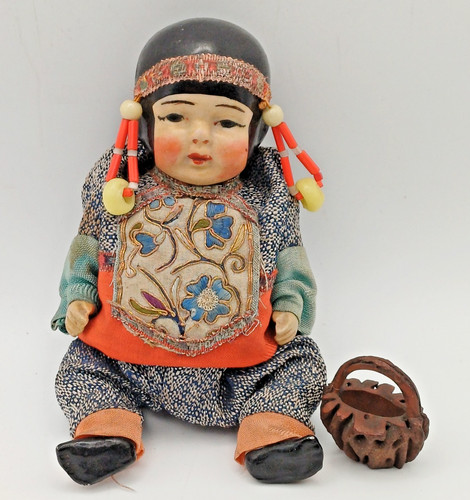 Vintage porzellan puppe - vintage,