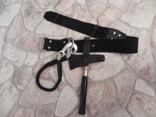 Feuerwehr Haltegurt / Sicherheitsgurt & Beil & Beiltasche Größe 2 THW Bund