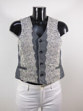 OMEN Damen Weste Gr S DE / Grau und Leinen Trend  ( S 0761 )