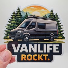 Vanlife rockt sticker - sticker, wanderer