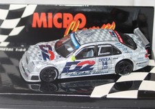 MICRO Champs 1:64 Mercedes Benz C-Klasse m.Werbeaufklebern und Plastikabdeckung