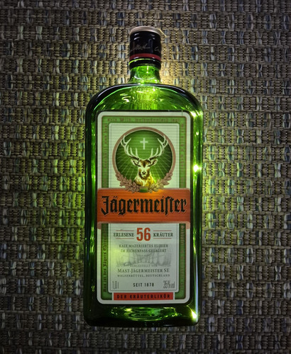 Jägermeister flasche werbung - jägermeister,