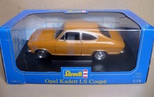 REVELL 1/18: Opel Kadett B LS Coupe in gelborange, Metallmodell in OVP - TOP!