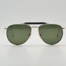 Thom Browne Sonnenbrille Herren Damen oval gold polarized Mod. TB 015 B NEU