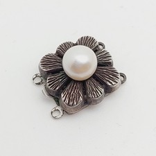 Schmuckschließe 835 silber 2 - silber,