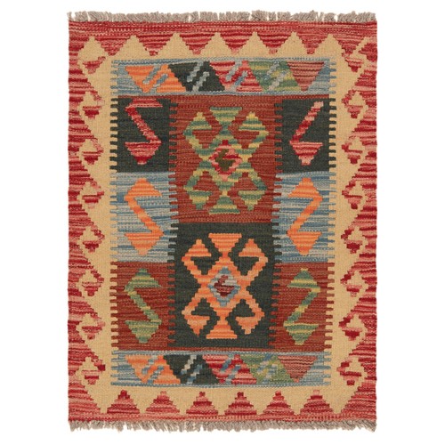 Kelim afghan 90x60 - kelim,