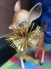 Vintage Küche Bambi Hirsch Rehkitz Kunststoff süße Weihnachtsdeko