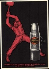 Künstler Ak Hermetos Isolierflaschen Fabrik GmbH, Ilmenau in... - 10215554