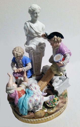 Meissen figur gruppe die - figur,