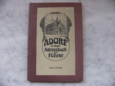 Adorf im Vogtland Sachsen Adressbuch und Stadtführer Neudruck 1991