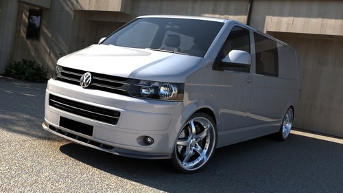 Schwarze spoilerlippe - schwarze,