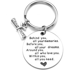 Schlüsselanhänger Diplom Ehrenabzeichen Schlüsselring Abschluss Geschenk Edel...