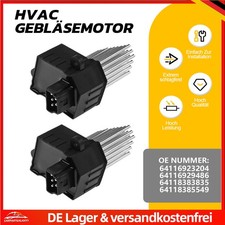 2x Lüfterwiderstand Gebläse