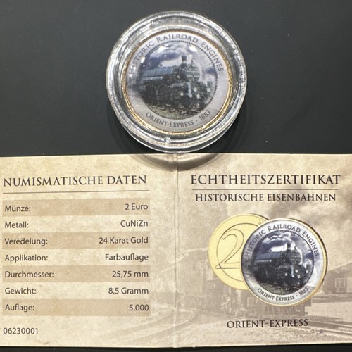 Euro medaille orient - euro, orient-express