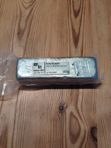 Goodfellow indium 4n5 barren - goodfellow,