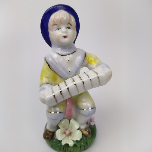 Vintage porzellanfigur junge - vintage,