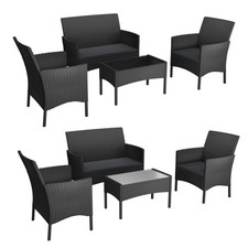 Gartenmöbel Lounge Set Rattan