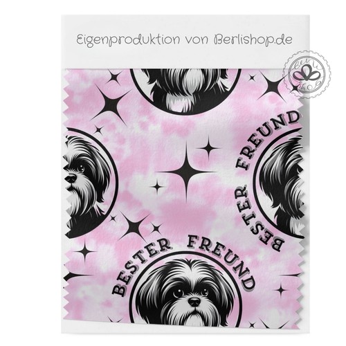 French terry hunde stoff - 50, cm
