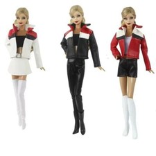 für Barbie Weiß Rot Schwarz