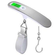 Digitale LCD-Kofferwaage 50 kg elektronische gepäck Hängewaage mit Haken