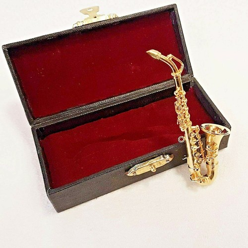 Miniatur altsaxophon - miniatur,