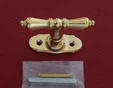 Antik Messing Poliert Fenster