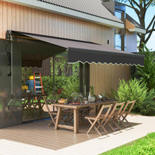 Outsunny Klemmmarkise mit