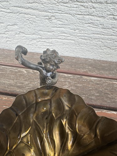 Antike schale blattform - antike, mit