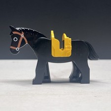 ✅ Lego Pferd Schwarz 4493