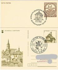 Polen 2 Ganzsachenkarten mit