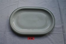 Servierplatte Fleischplatte Platte Aufschnittplatte Grüner Rand Colditz