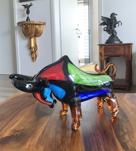Glasfigur stier bulle - glasfigur, xl